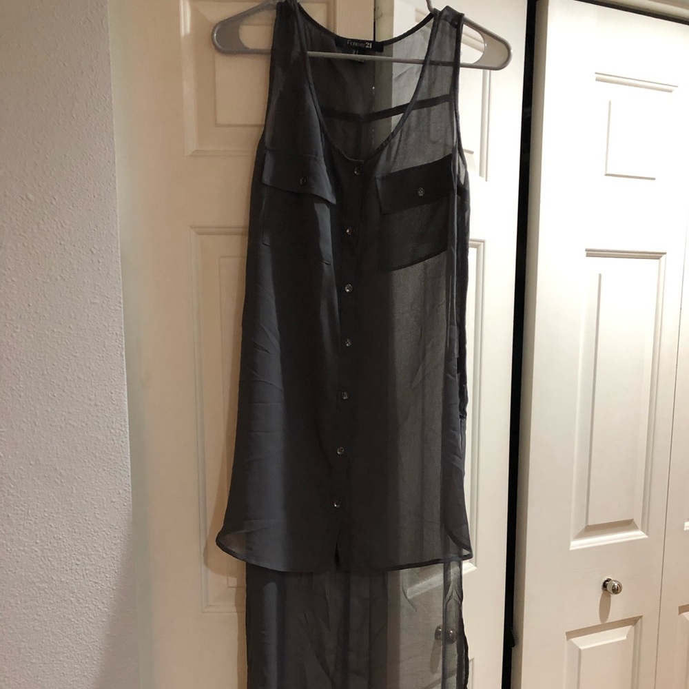 Forever 21 | Hi Lo Mesh Top | Small